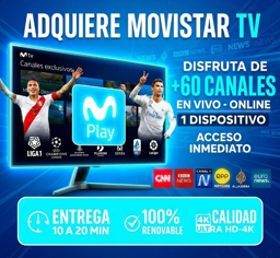 Imagen de 📺 PERFIL MOVISTAR PLAY + LIGA 1MAX ⚽