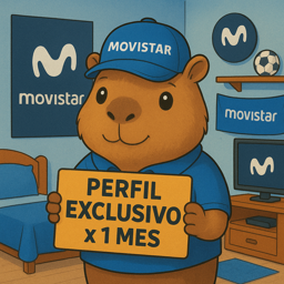 Imagen de PERFIL EXCLUSIVO MOVISTAR TV x 1 MES