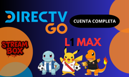 Imagen de DIRECTV GO + LIGA 1 MAX  CUENTA COMPLETA
