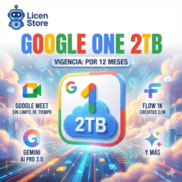 Imagen de Google One 2TB x 12 Meses