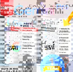 Imagen de GEMENI X 1 AÑO + 2TB ( INVITACION )