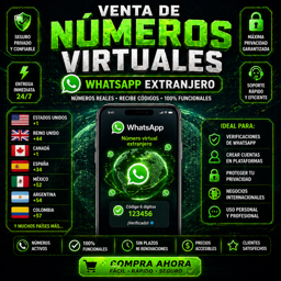 Imagen de NÚMEROS VIRTUALES EXTRANJEROS 