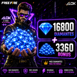 Imagen de 16800 diamantes + 20% de bonus 