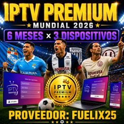 Imagen de IPTV PREMIUM 6 MESES (PROMO MUNDIAL)