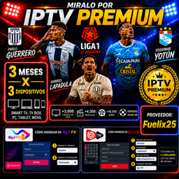 Imagen de IPTV PREMIUM 3 DISP x 3 MESES