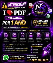 Imagen de 💞I LOVE PDF PREMIUM POR 1 AÑO💞